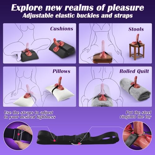 Thick Riding Dildo Sex Toys - Koxten 6 in 1 Thrusting & Vibrating & Heating Big Realistic Dildo Adult Toys for Women with Suction Cup and Sit and Ride Strap on Dildos - Image 3