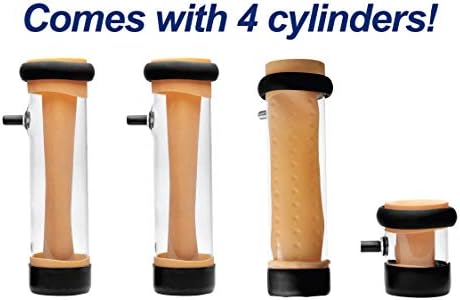 LoveBotz The Super Milker Deluxe Automatic Stroker Machine | 4 Interchangeable Cylinders with Rubber Seals & Textures | Hands-Free Suction | Discreet Locking Storage | Multi-Speed Dial - Image 3