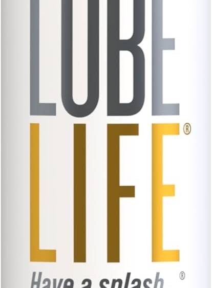 LubeLife Water-Based Lube – Personal Lubricant for Men, Women & Couples, Travel Size, Non-Staining, Easy Clean-Up, Toy-Safe, 12 Fl Oz