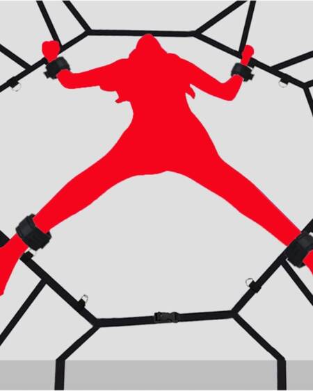 Bed Restraint for Headboard Adults Bed Hand Leg Cuffs Strap Set Ankle Wrist Restraints SM Toys/Couples Sex Resistance Bands Women Full Size Bed Restraining...