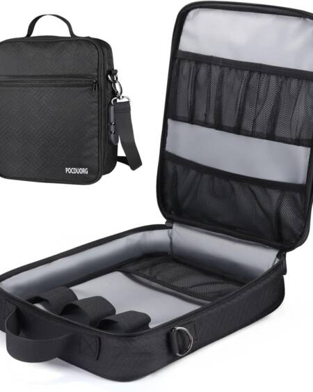 Portable Private Toy Organizer Carry Bag with Lock – Anti-Theft Travel Crossbody Bag, Ideal for Couples Travel & Dating