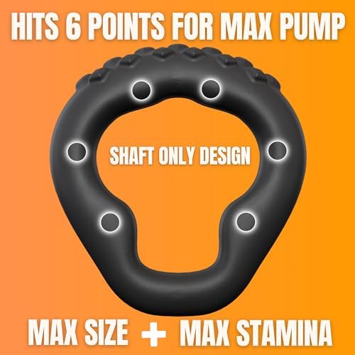 BULLRING GET MAX Size & MAX Stamina 6 Pressure Points Means Your Buddy Nails It with Confidence/Happy Endings are Back with This Penis Ring - BullRing The Mighty Cock Ring - Image 4